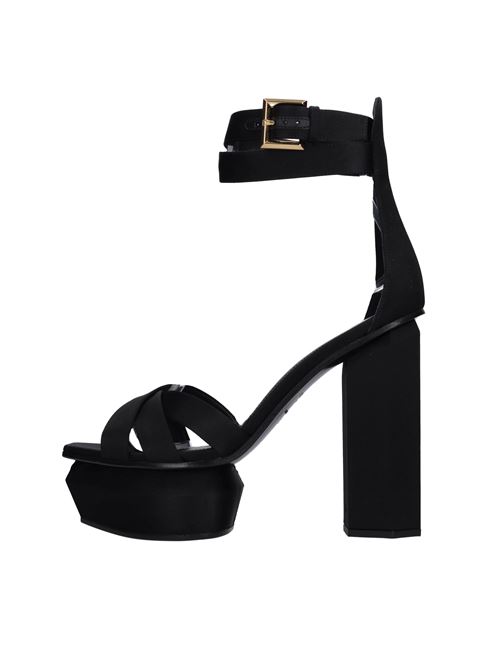 Satin sandals BALMAIN PARIS | AN1UH851 TRSO 0PANERO